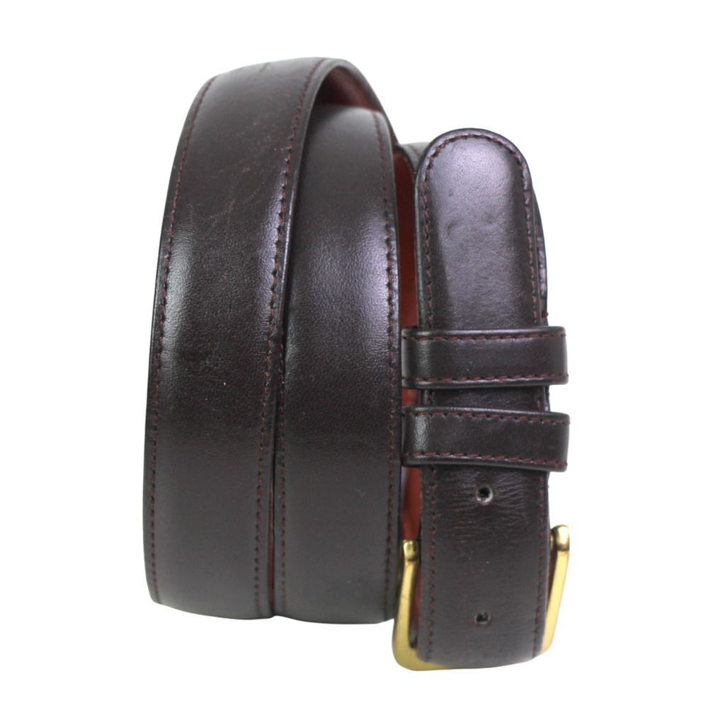 Coach 5700 DARK BROWN GENUINE LEATHER 7/8"Wd CASUAL DRESS MEN'S BELT 36/90 (80T